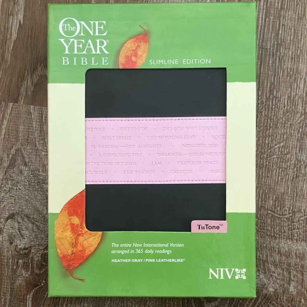 NIV The One Year Bible Slimline Edition
